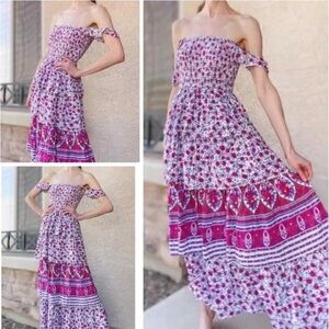 🆕 ATL Abel the Label secret romance maxi dress Size S 💃👗